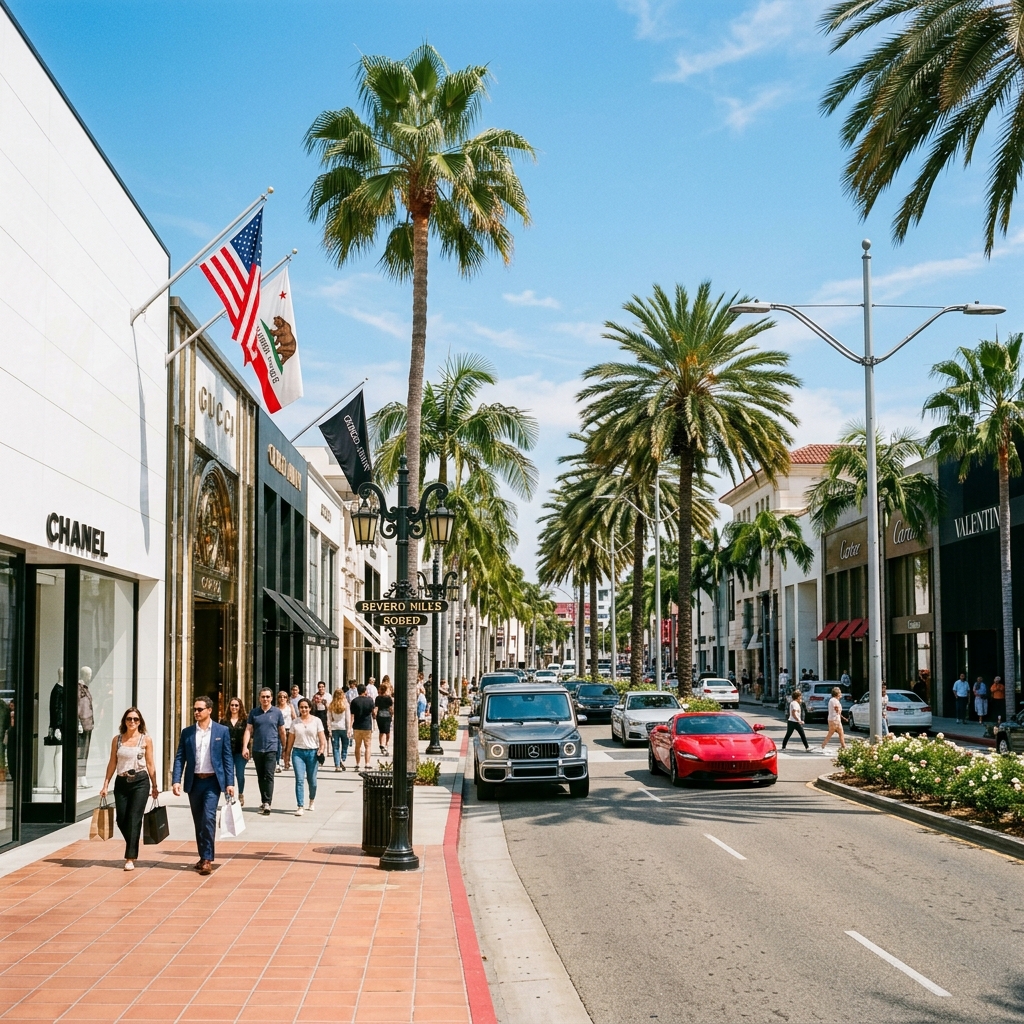 Beverly Hills California Scenic View