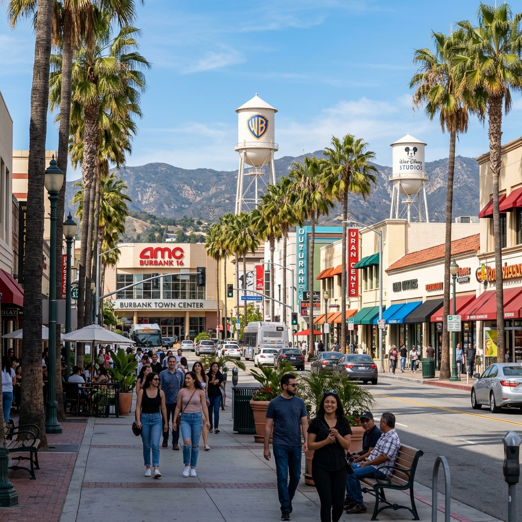 Burbank California Scenic View