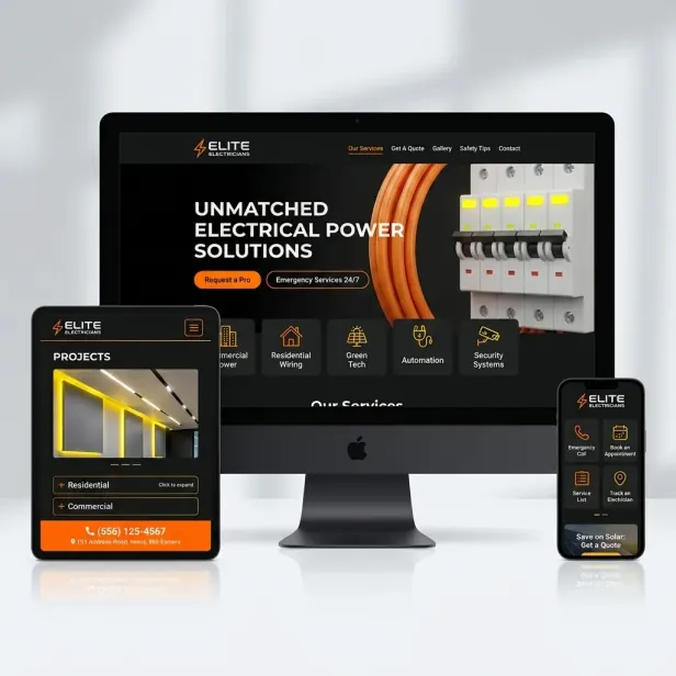 Los Angeles Business Website Multi-Device Mockup